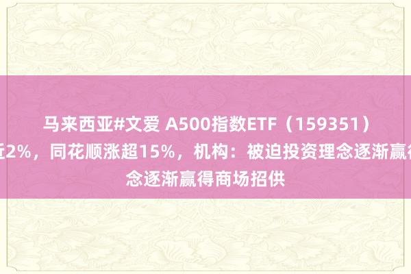 马来西亚#文爱 A500指数ETF（159351）早盘收涨近2%，同花顺涨超15%，机构：被迫投资理念逐渐赢得商场招供