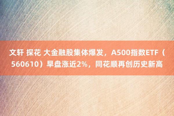 文轩 探花 大金融股集体爆发，A500指数ETF（560610）早盘涨近2%，同花顺再创历史新高