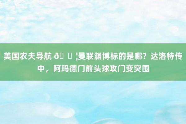 美国农夫导航 😦曼联渊博标的是哪？达洛特传中，阿玛德门前头球攻门变突围