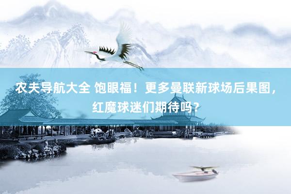 农夫导航大全 饱眼福！更多曼联新球场后果图，红魔球迷们期待吗？