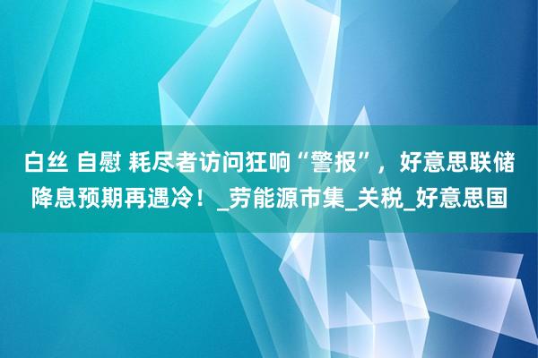白丝 自慰 耗尽者访问狂响“警报”，好意思联储降息预期再遇冷！_劳能源市集_关税_好意思国
